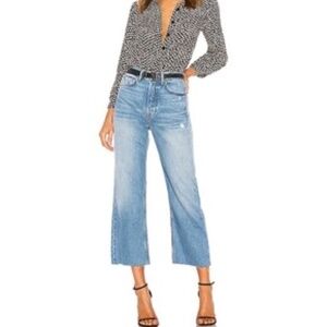 GRLFRND Bobbi High Rise Cropped Jeans Gonna Fly Now 32